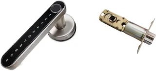 Vingerafdruk deurslot - zilver