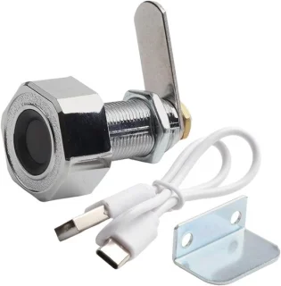 Vingerafdruk Ladeslot 30mm Zilver