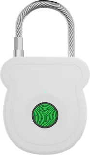 Vingerafdrukslot biometrisch deurslot 6 cm wit