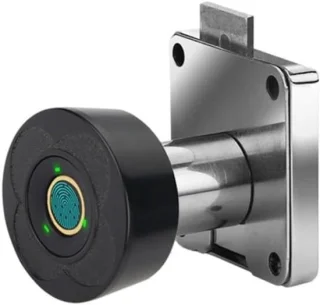 Vingerafdrukslot cilinder 22 mm zwart