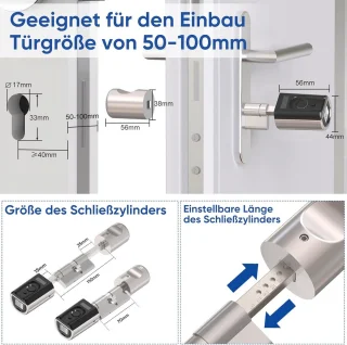 Vingerafdruksluitcilinder