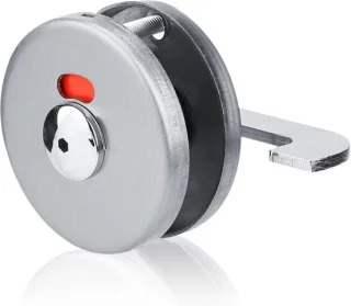 WC-deurslot Bezetindicator RVS