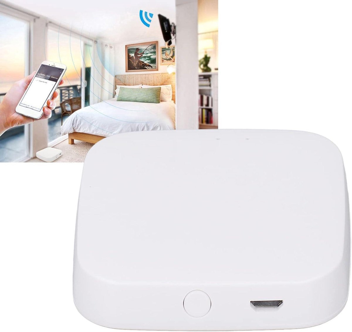 Wifi Gateway Keyless Entry Smart Door Lock ZigBee Bluetooth Hub