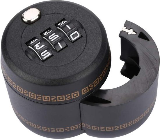 Wijnfles Stopper Zinklegering Met 3-Cijfer Code Lock