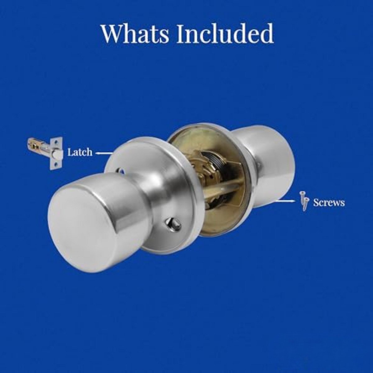 WNHB Privacyknopset Tulpdesign Binnendeur Gepolijst Chroom