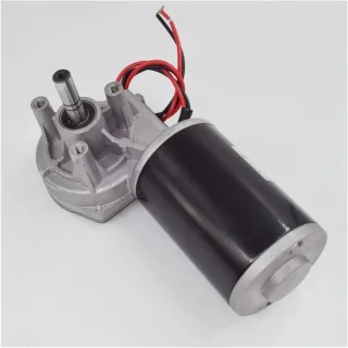 Wormwielreductiemotor 80W 40 rpm - Zilver