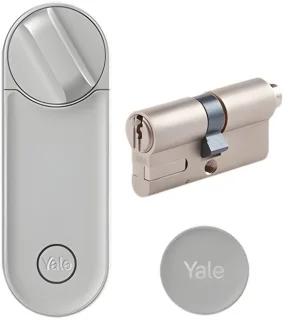 Yale Linus L2 Smart Lock set met verstelbare cilinder - Zilver