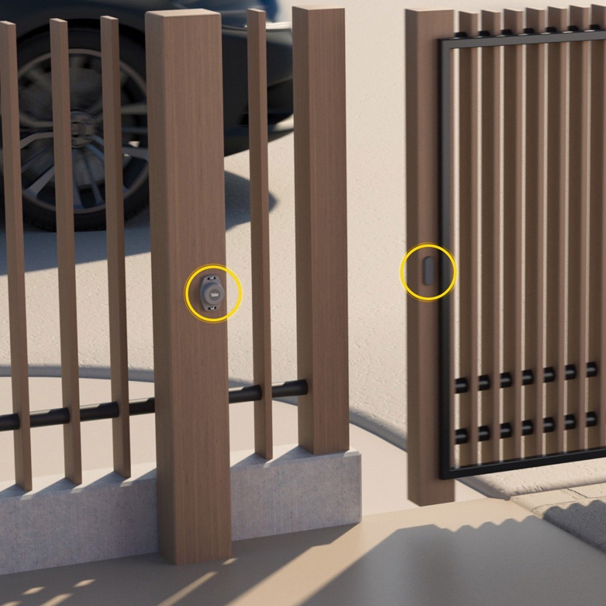 Yale Slimme Poortopener met Draadloze Sensor
