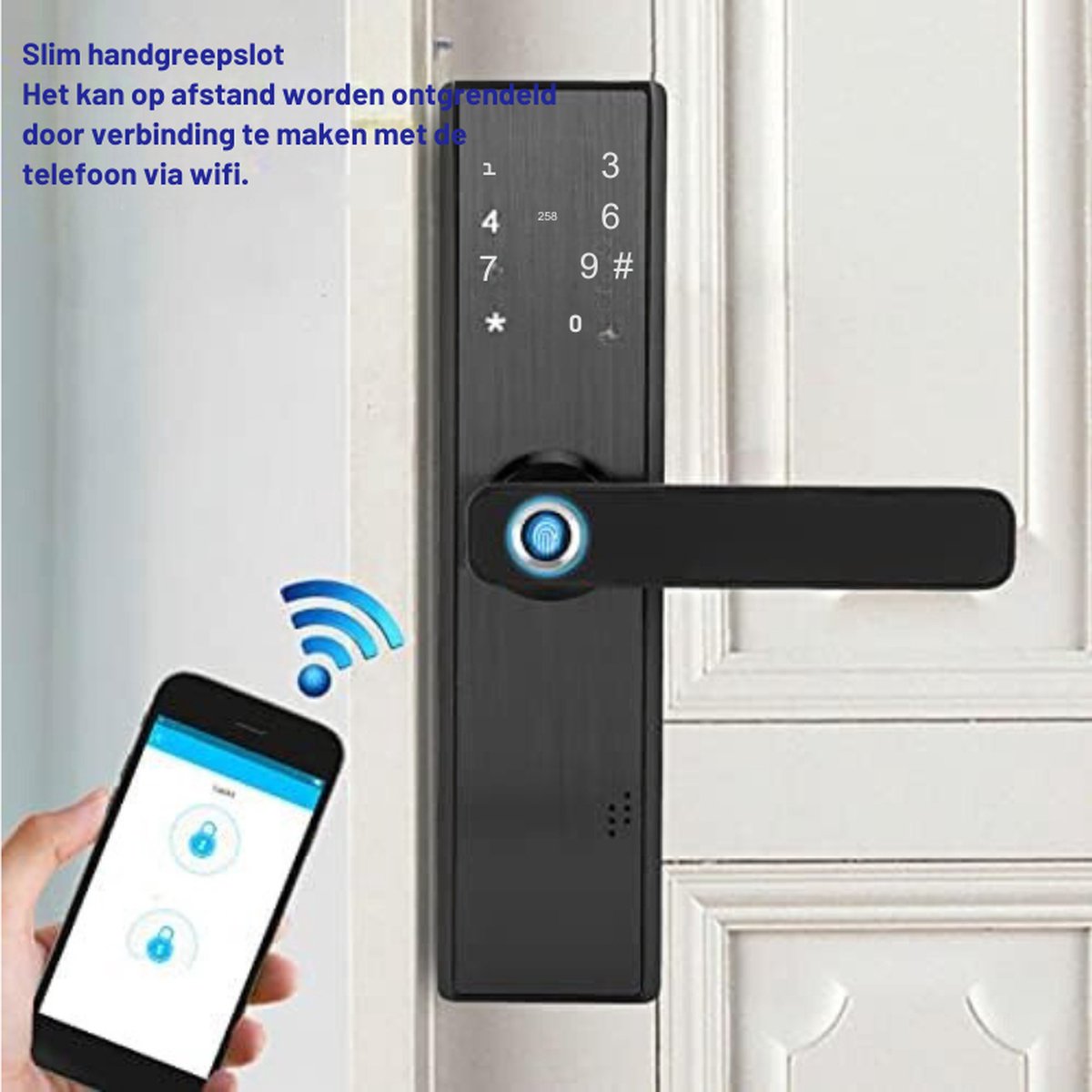Yale Smart Door Lock Vingerafdruk Touchscreen WiFi