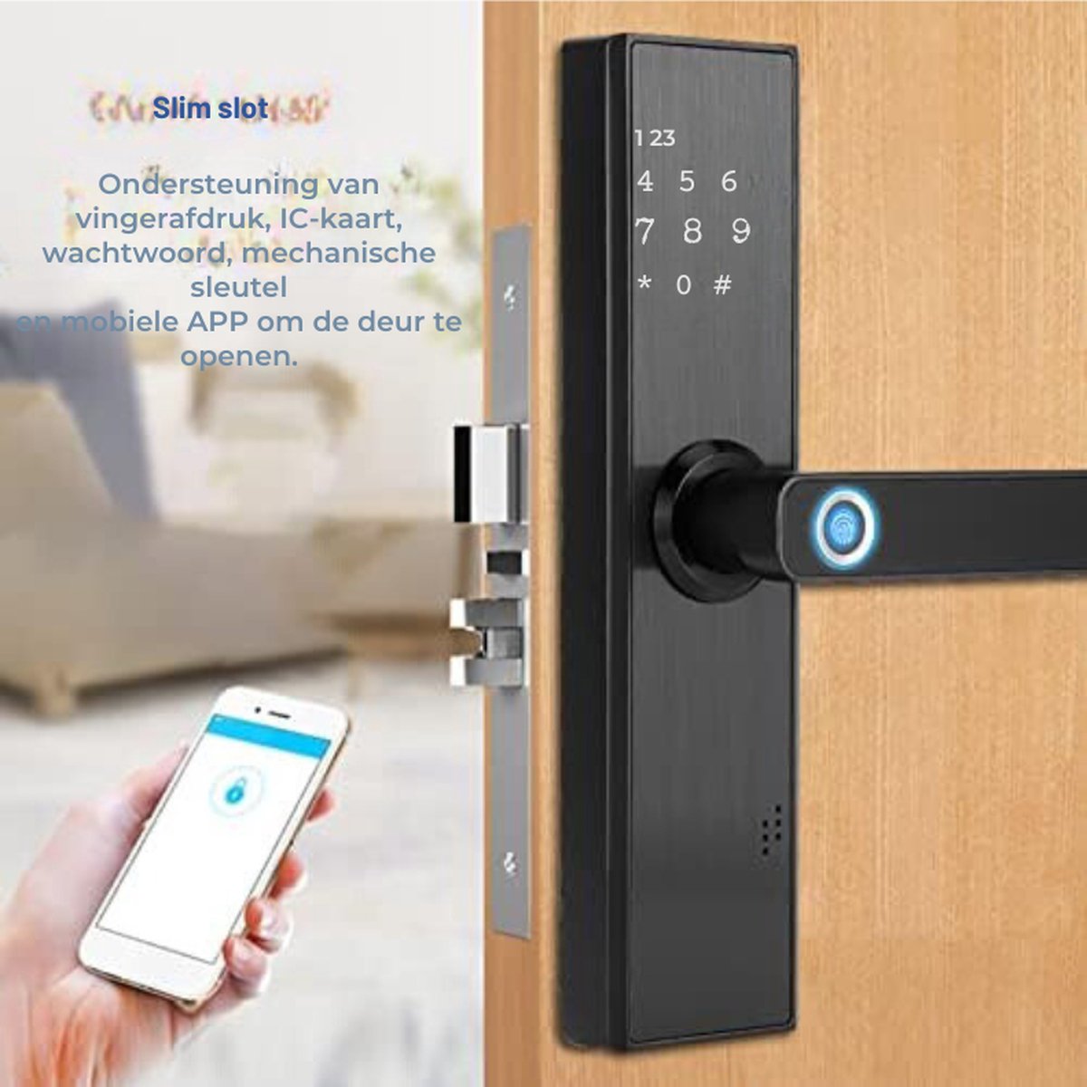 Yale Smart Door Lock Vingerafdruk Touchscreen WiFi