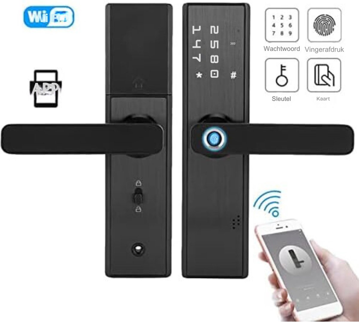 Yale Smart Door Lock Vingerafdruk Touchscreen WiFi