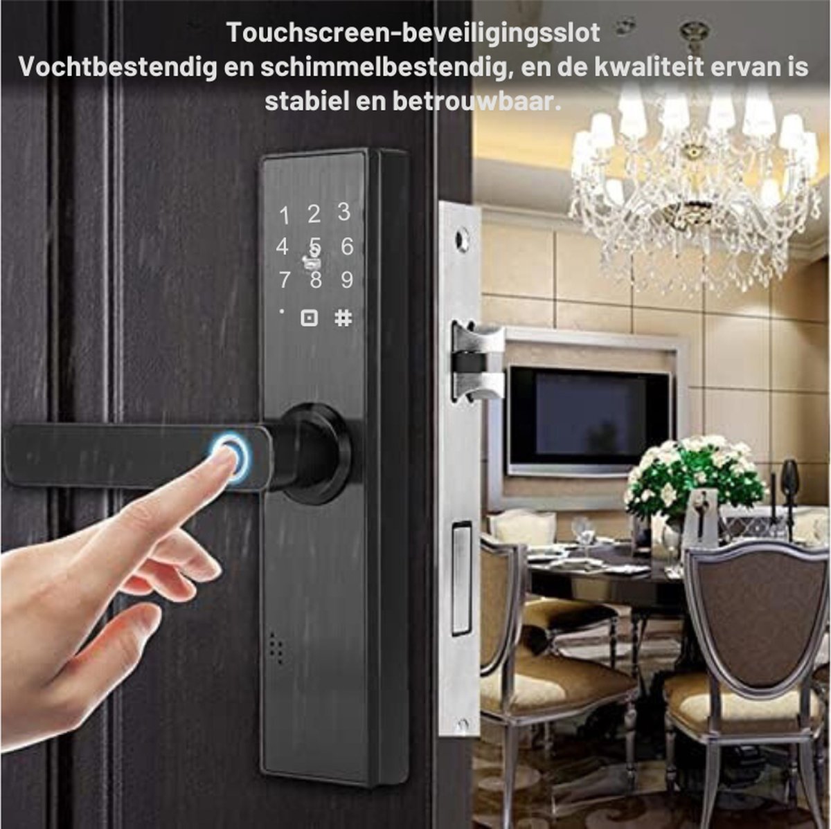 Yale Smart Door Lock Vingerafdruk Touchscreen WiFi