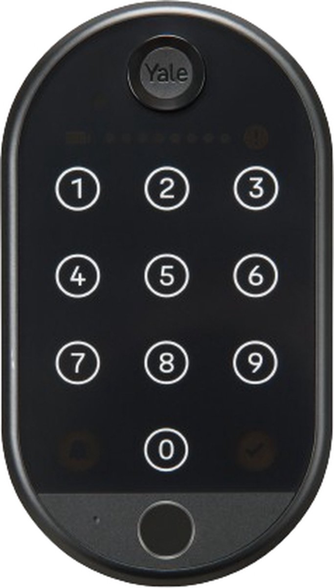 De Yale Smart Keypad 2 Vingerafdruk Zwart in één oogopslag