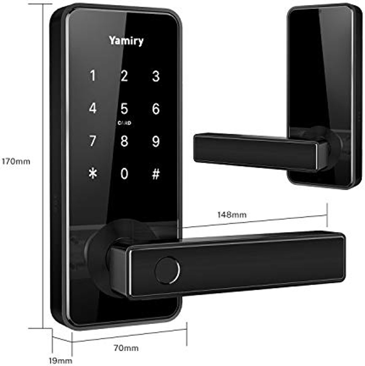Wat vinden we goed aan de Yamiry Smart Biometric Fingerprint WiFi Door Lock