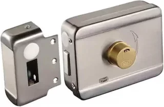 YLI ABK-703B-S elektrische RVS oplegslot dubbele cilinder