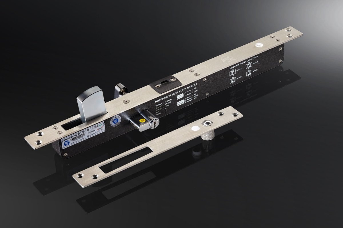 De YLI YB-1200MD elektrisch gemotoriseerd slot inbouw Euro cylinder in één oogopslag