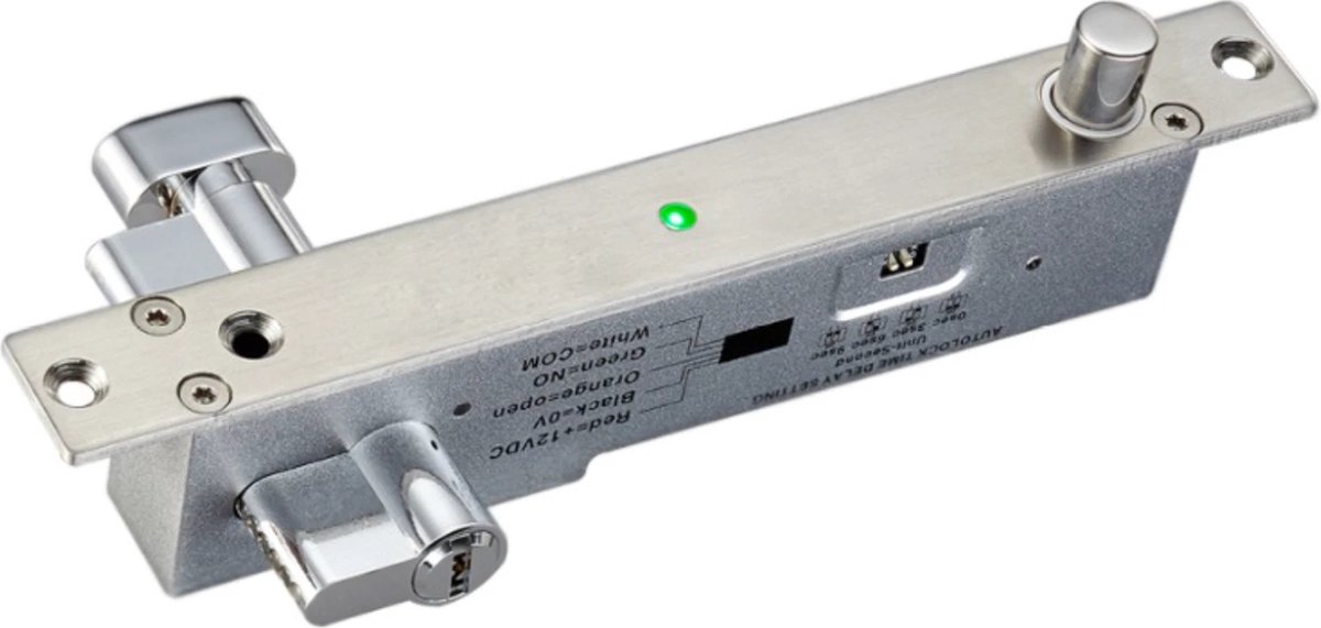 De YLI YB-500C LED Elektrisch Inbouwslot Eurocilinder Fail Secure in één oogopslag