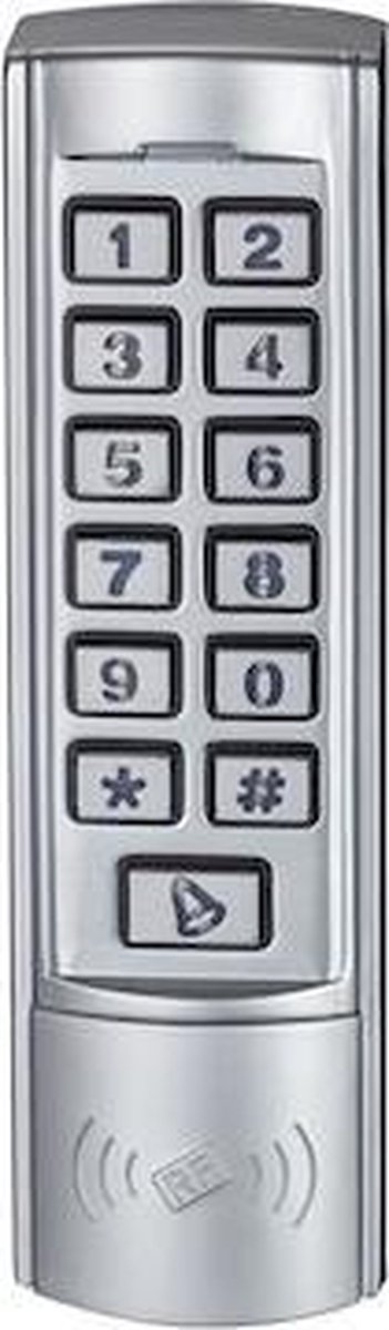 De YLI YK-1268ID stand alone toegangscontrole keypad RFID kaartlezer in één oogopslag