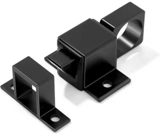 Zelfsluitend deurslot 25 x 25 x 25 mm zwart