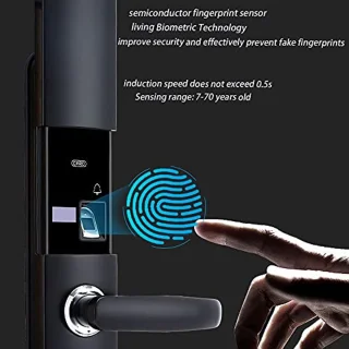 Zinc Alloy Biometric Keyless Door Lock