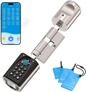 Zolvano® smartlock voor buitendeur – zwart