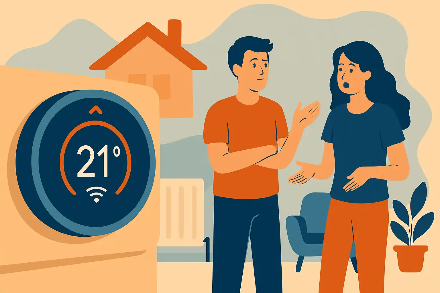 Slimme thermostaat in een studentenhuis: zo voorkom je ruzie over de verwarming en bespaar je geld