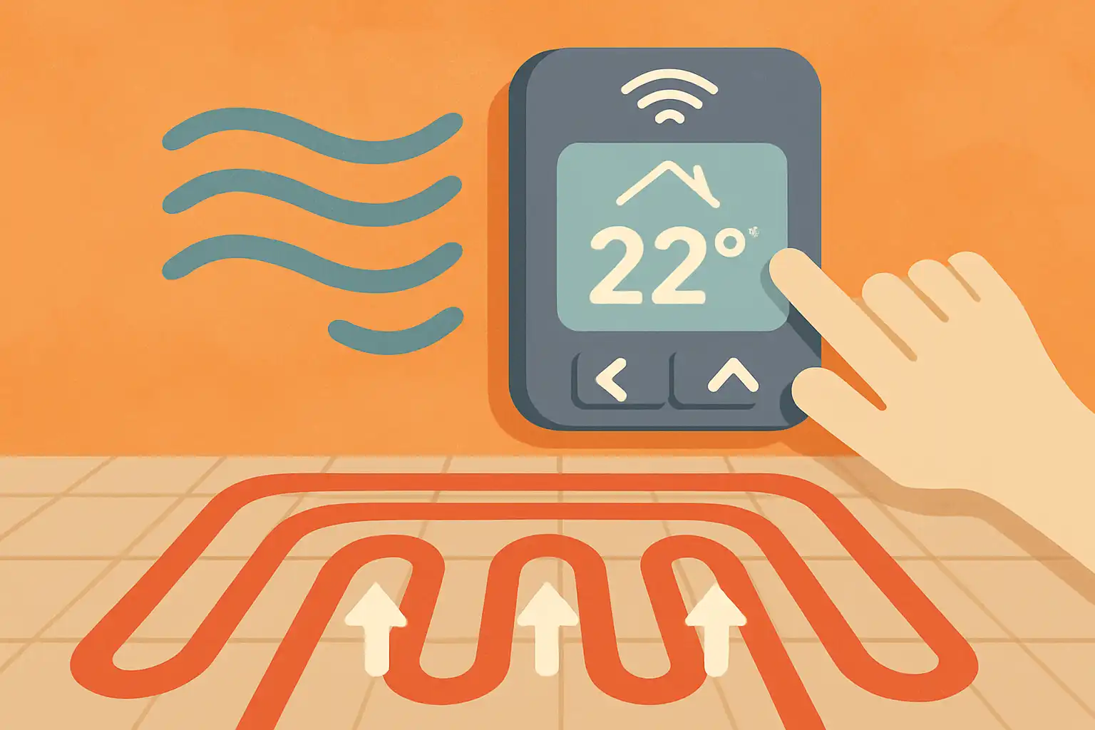 Vloerverwarming en slimme thermostaten: zo stem je ze perfect op elkaar af