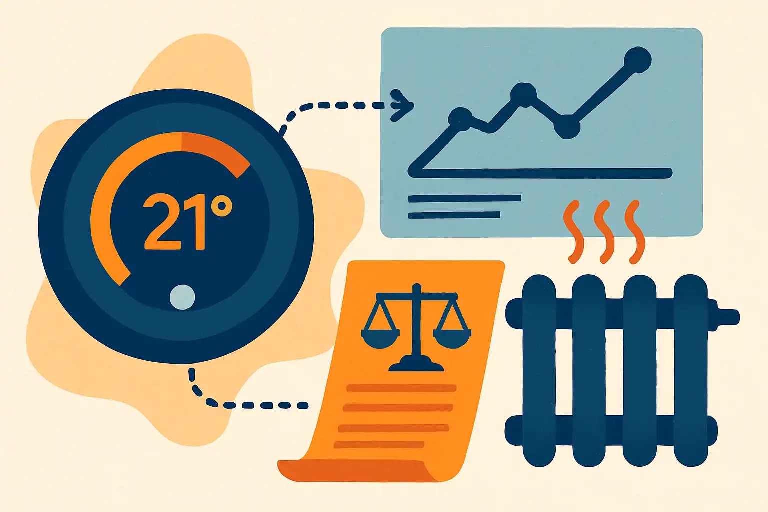 Zo gebruik je slimme thermostaatdata als bewijs bij een geschil over stookkosten