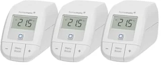 Slimme radiatorthermostaten set - 3x digitale thermostaten voor optimale verwarming, energiebesparing, bediening via app en spraak