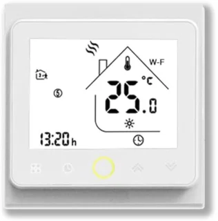 Programmeerde Wi-Fi Thermostaat met Touchscreen | Afstandsbediening via Smartphone | Compatibel met Alexa en Google Home