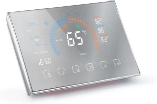 Slimme Warmtepomp Thermostaat met App Besturing, Eenvoudige Installatie, Energiebesparend Design