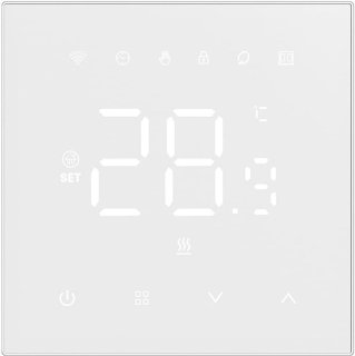 De Slimme Wifi Thermostaat Voor Vloerverwarming - Programmeerbare Temperatuurregelaar Met Smart Life App in één oogopslag
