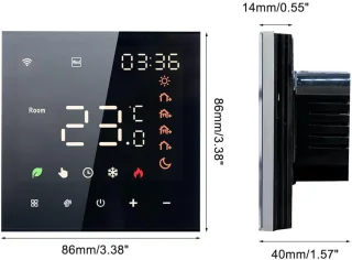 Slimme Wifi Thermostaat met Spraakbesturing voor Vloerverwarming