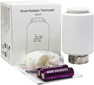 Slimme Radiator Thermostaat - Programmeerbaar, Zigbee Compatibel, WiFi Bedienbaar met App