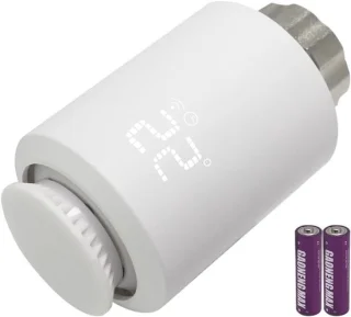 Slimme Radiator Thermostaat - Programmeerbaar, Zigbee Compatibel, WiFi Bedienbaar met App