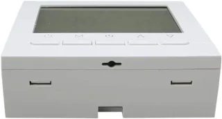 Thermostat numérique chauffage connexion 2 fils avec programmation 6 jours ouvrables et 2 périodes week-ends (Câble de sonde gratuit)
