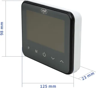 Draadloze slimme thermostaat met wifi voor verwarmingssystemen – 4 programma's, handmatige en economische modus, tuya smart bediening