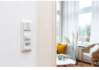 Wandthermostaat Met Schakeluitgang Voor Slimme Vloerverwarming, Wit