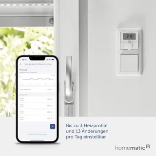 Wandthermostaat Met Schakeluitgang Voor Slimme Vloerverwarming, Wit