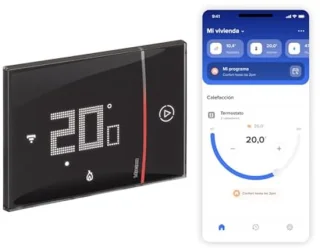 Slimme wifi thermostaat voor temperatuurregeling met afstandsbediening