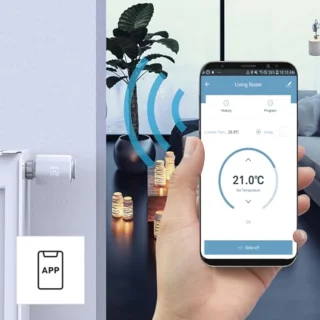 Slimme radiatorthermostaat starterset met hub voor wifi verwarming