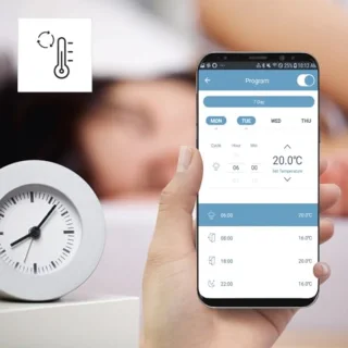 Slimme radiatorthermostaat starterset met hub voor wifi verwarming