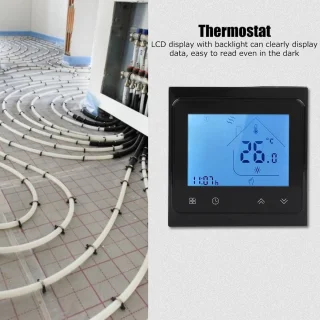 Slimme programmeerbare thermostaat met LCD-touchscreen en smartsensor voor optimale temperatuurregeling