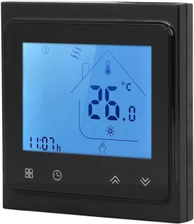 Slimme programmeerbare thermostaat met LCD-touchscreen en smartsensor voor optimale temperatuurregeling