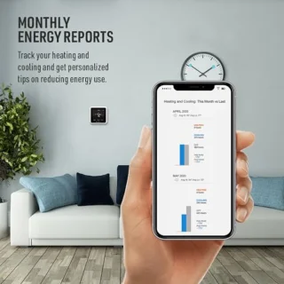 WiFi Smart Thermostaat met Touchscreen en Geofencing - Programmeerbare Thermostaat
