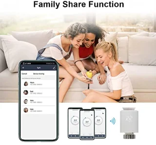 Slimme Radiatorthermostaatset met Zigbee Gateway en WiFi - Programmeerbare Thermostaten voor Slimme Verwarming