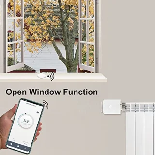 Slimme Radiatorthermostaatset met Zigbee Gateway en WiFi - Programmeerbare Thermostaten voor Slimme Verwarming