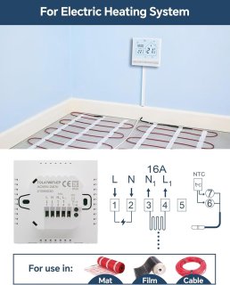 Wat vinden we goed aan de Slimme WIFI Verwarmingsthermostaat voor Elektrische Vloerverwarming - Compatibel met Alexa en Google Assistant