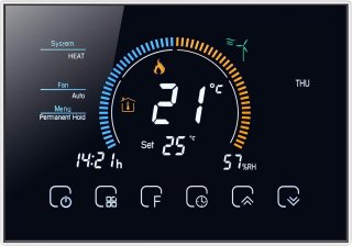 De Slimme WiFi-thermostaat met Programmeerbare Temperatuurregelaar en Weerweergave in één oogopslag