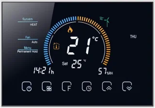 Slimme WiFi-thermostaat met Programmeerbare Temperatuurregelaar en Weerweergave